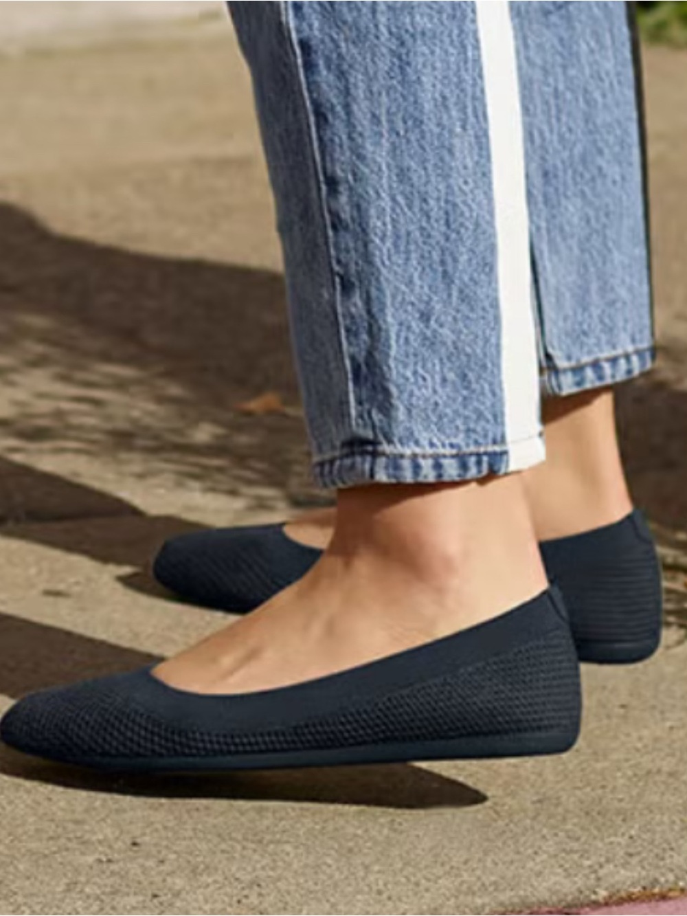 allbirds Black Tree Breezer Flats - Size 8.5